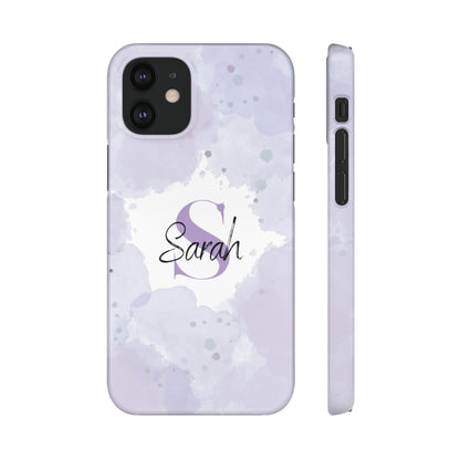 Cee L Personalised Phone Case Monogram Name Mobile Phone Cover Pastel