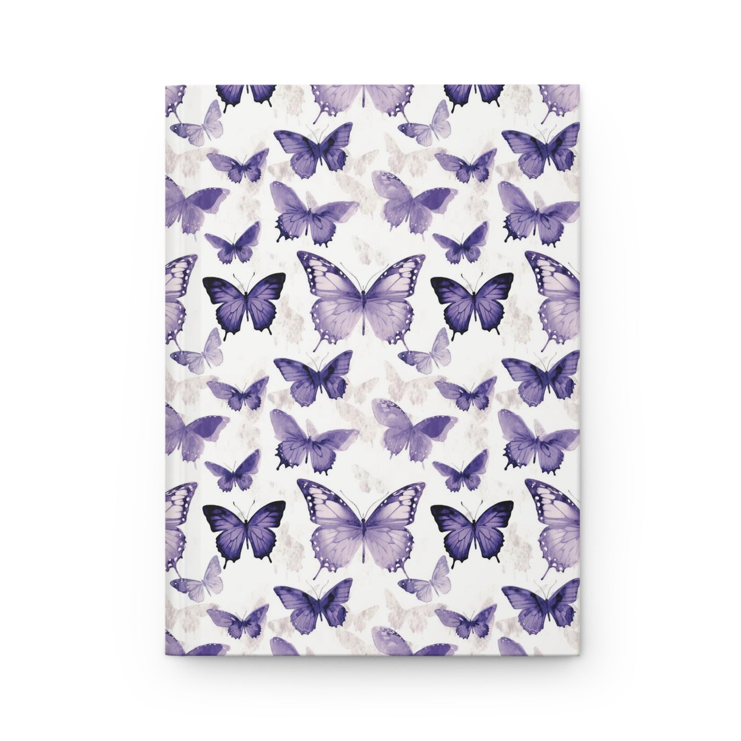 Hardcover Journal Purple Butterflies