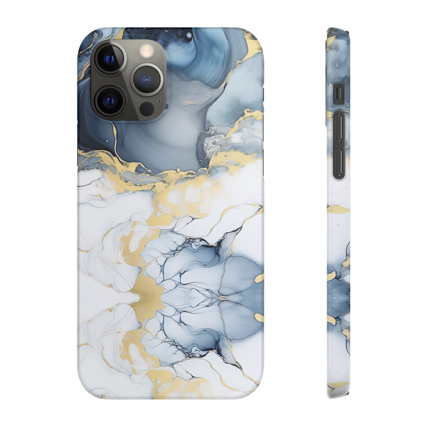 Cee L Colourful Marble Mobile Phone Case Blue