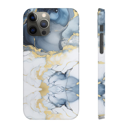 Cee L Colourful Marble Mobile Phone Case Blue