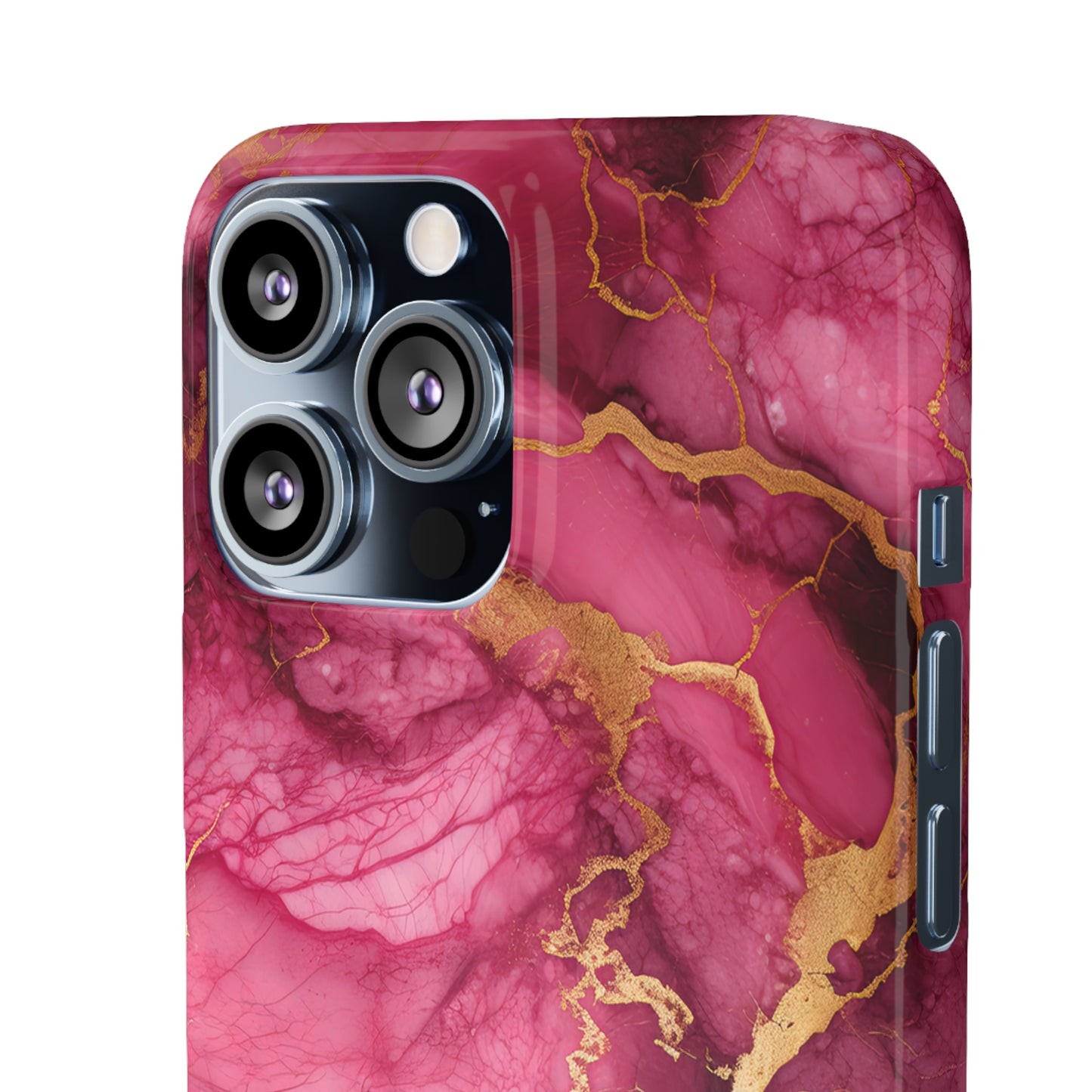 Cee L Colourful Marble Mobile Phone Case Pink