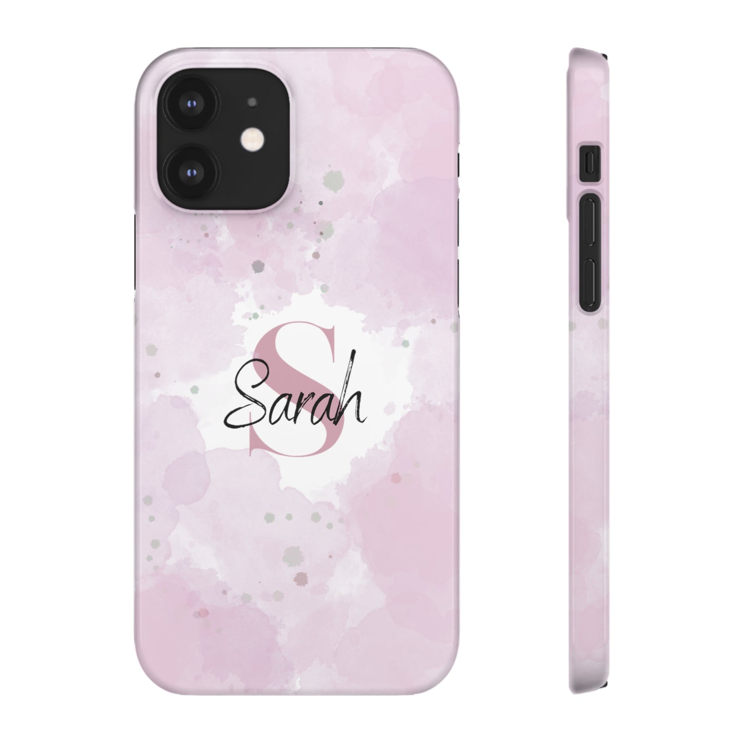 Cee L Personalised Phone Case Monogram Name Mobile Phone Cover Pastel