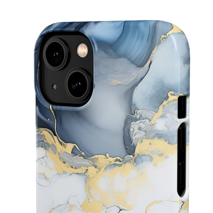 Cee L Colourful Marble Mobile Phone Case Blue