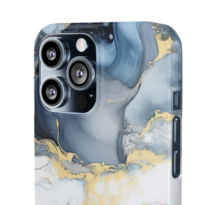 Cee L Colourful Marble Mobile Phone Case Blue