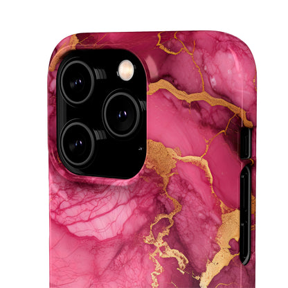 Cee L Colourful Marble Mobile Phone Case Pink