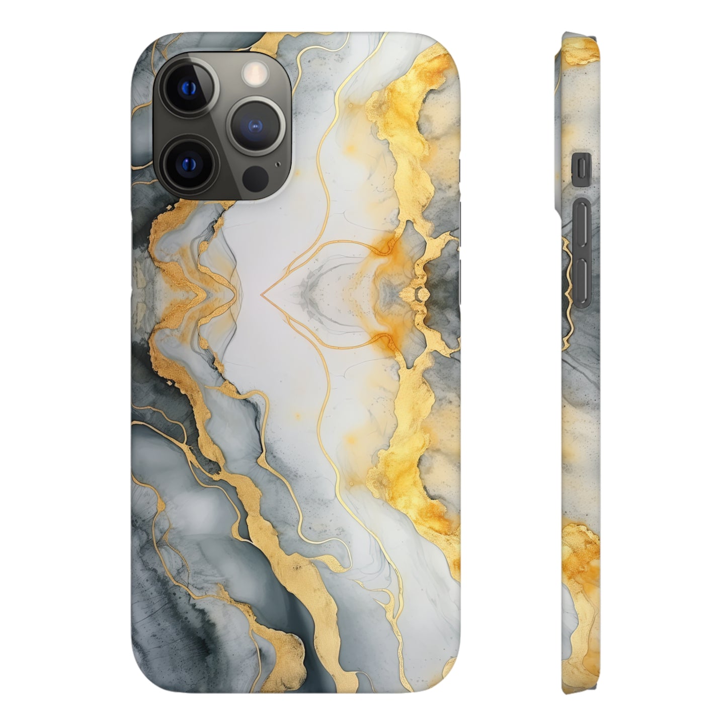 Cee L Colourful Marble Mobile Phone Case Grey