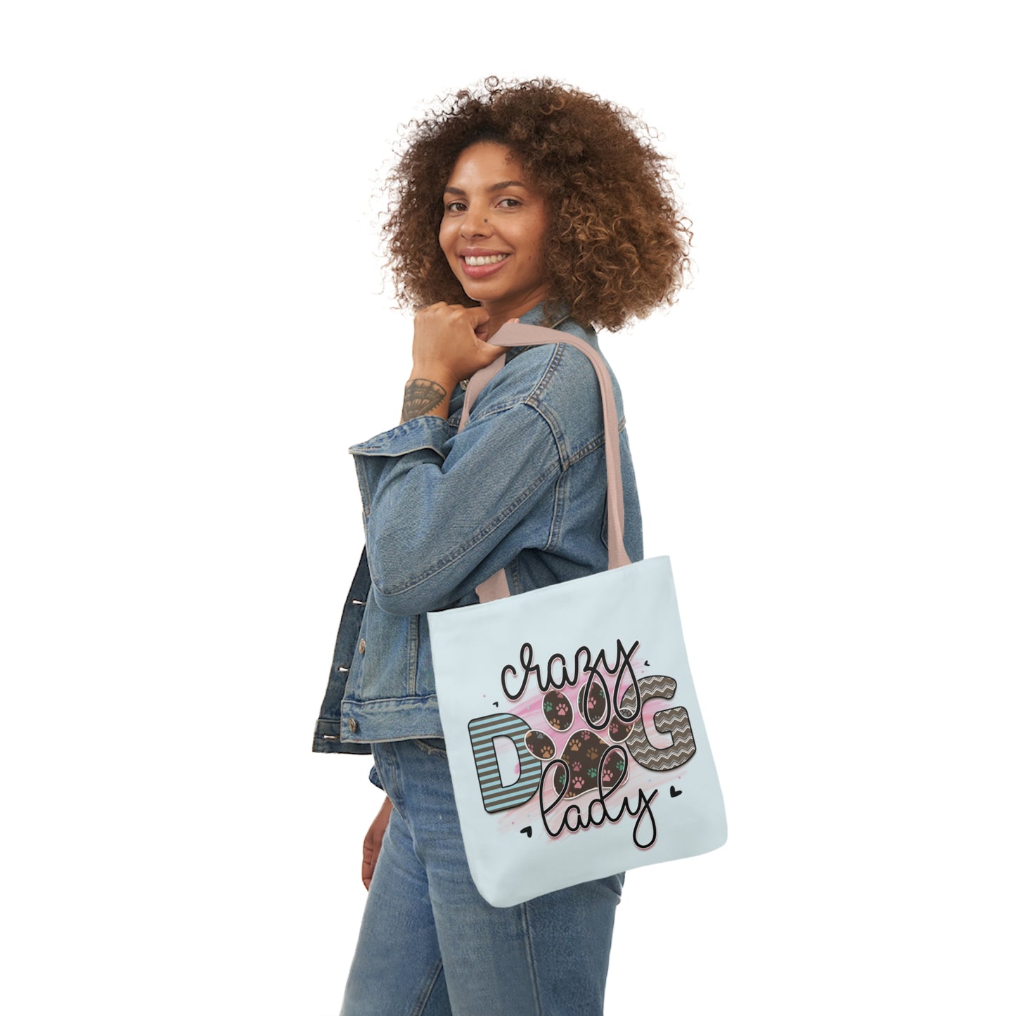 Canvas Tote Bag Gifts for Dog Lover Crazy Dog Lady