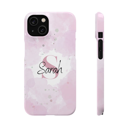 Cee L Personalised Phone Case Monogram Name Mobile Phone Cover Pastel