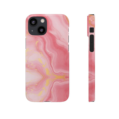 Cee L Colourful Marble Mobile Phone Case Pink