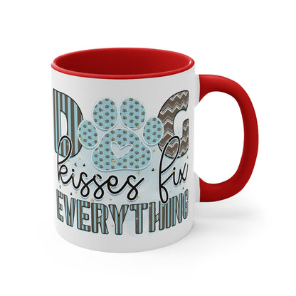 Cee L Dog Kisses Paw Print Mug Colour Choice Mothers Day Gifts for Her