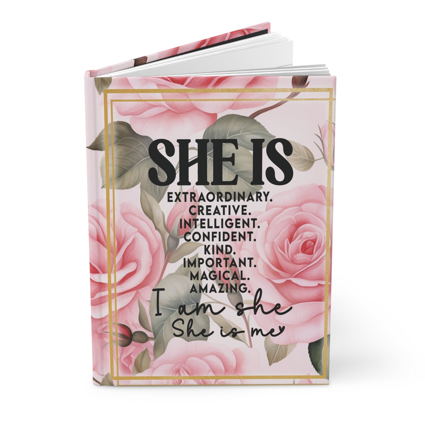 Cee L Hardcover Journal Floral Positive Affirmations Mothers Day Gifts for Her