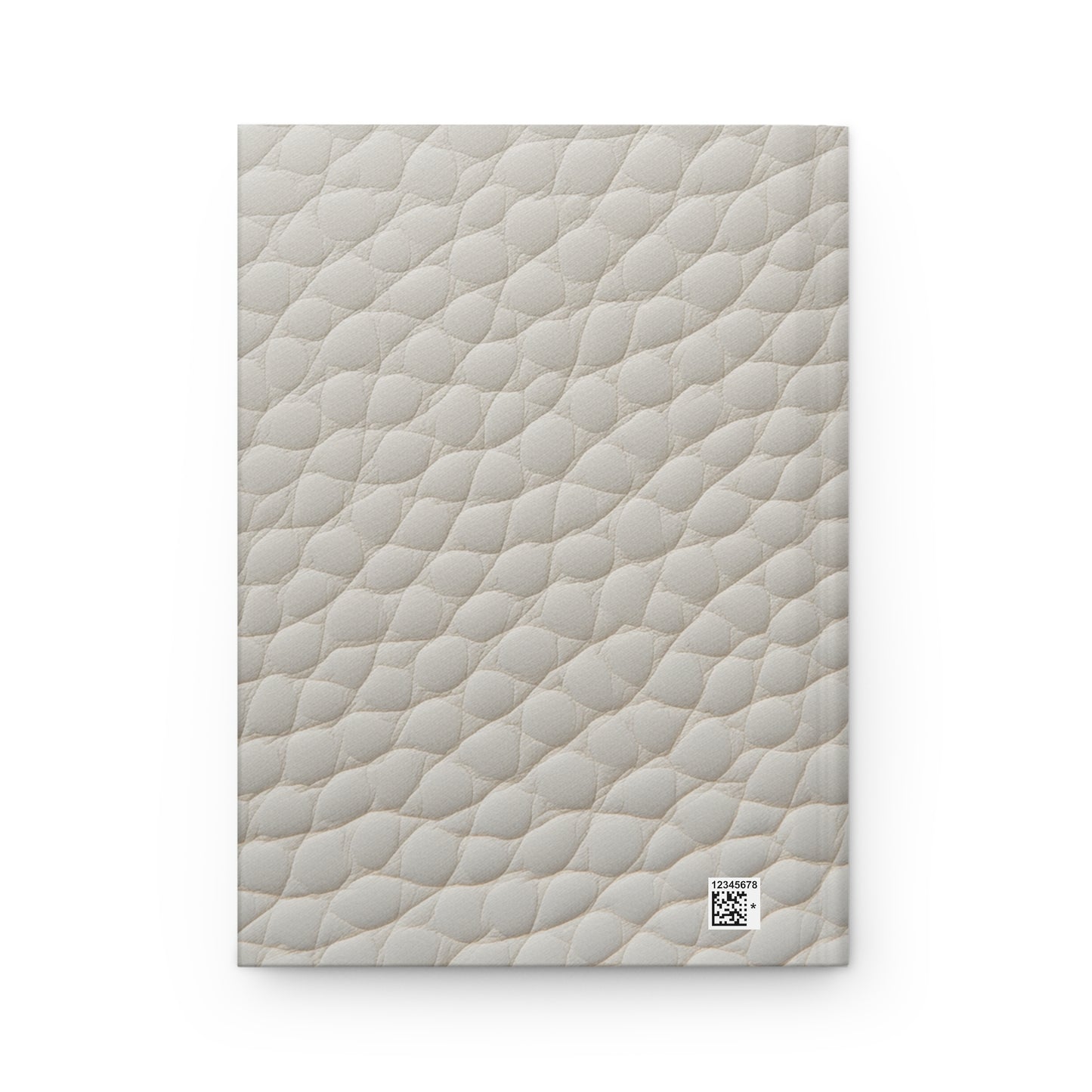 Personalised Hardcover Journal White Faux Leather