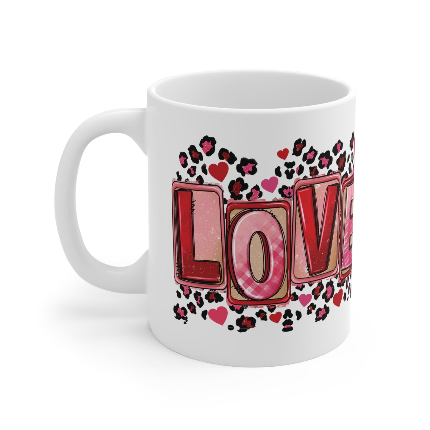 Cee L Positive Valentine's Day Love Heart Mug Gifts for Her Mothers Day 11oz