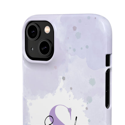 Cee L Personalised Phone Case Monogram Name Mobile Phone Cover Pastel