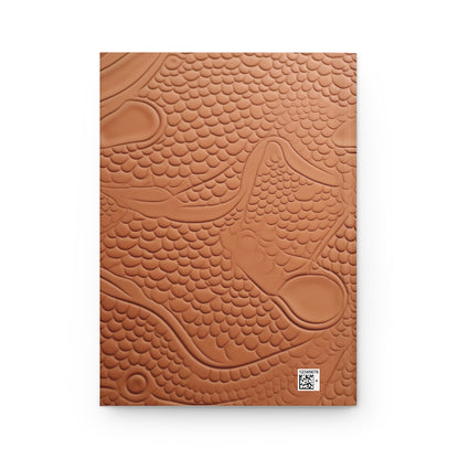 Hardcover Journal Faux Leather Pattern