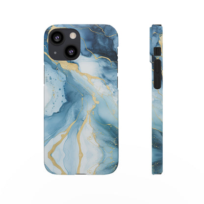 Cee L Colourful Marble Mobile Phone Case Blue