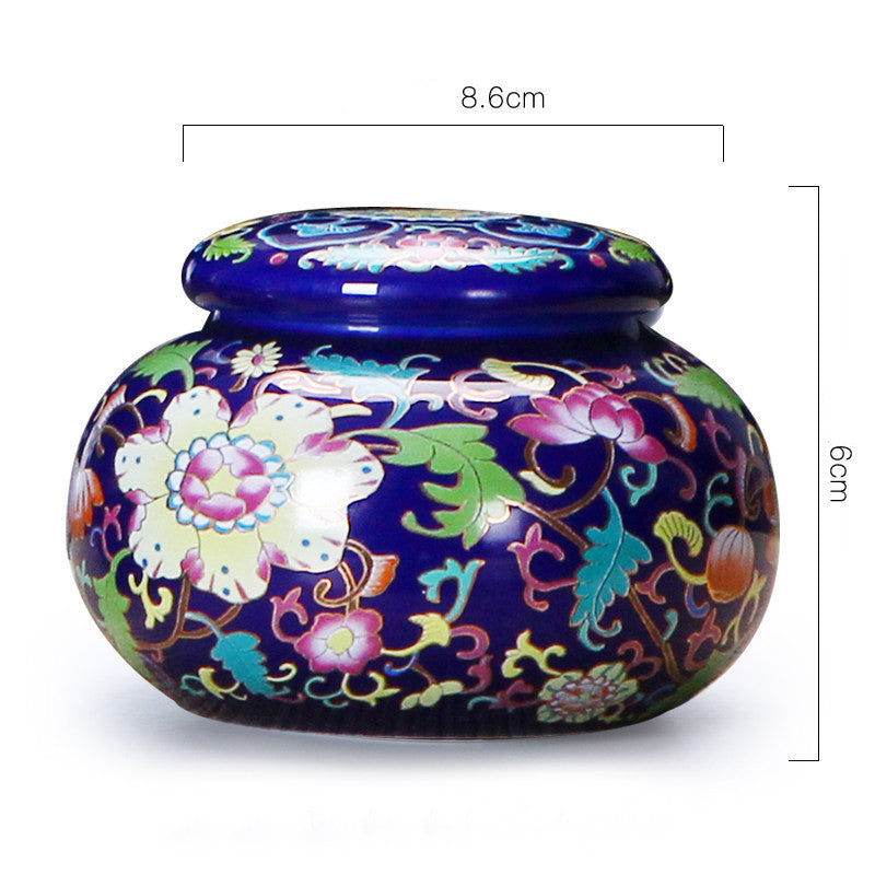 Pet Cremation Urn Funeral Urn for Pet Ashes Ceramics Hand-Painted-Display Burial Urn RIP