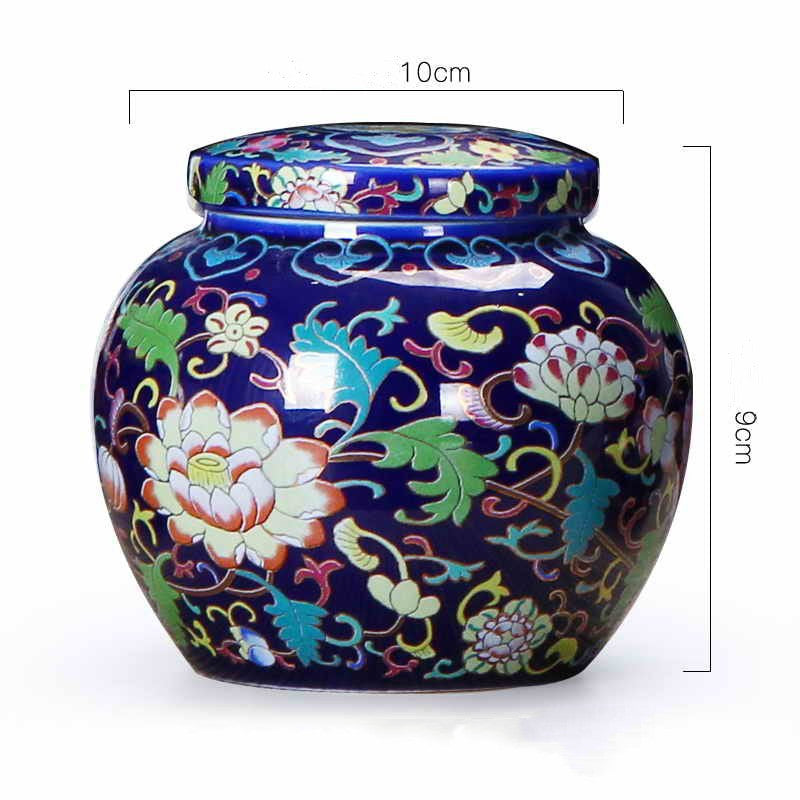 Pet Cremation Urn Funeral Urn for Pet Ashes Ceramics Hand-Painted-Display Burial Urn RIP