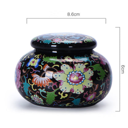 Pet Cremation Urn Funeral Urn for Pet Ashes Ceramics Hand-Painted-Display Burial Urn RIP