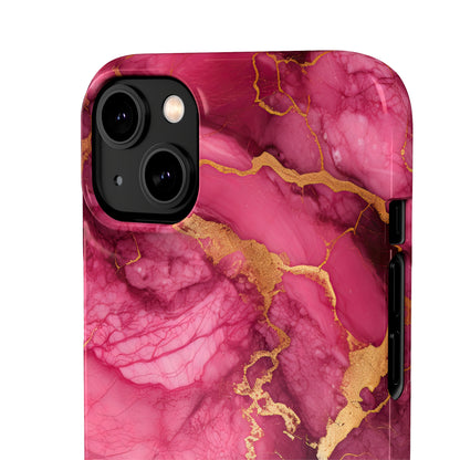 Cee L Colourful Marble Mobile Phone Case Pink