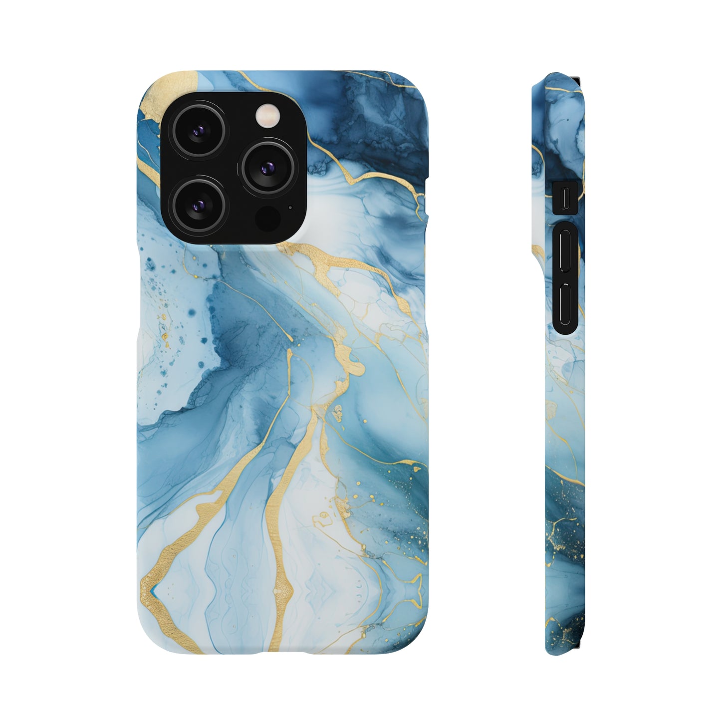 Cee L Colourful Marble Mobile Phone Case Blue