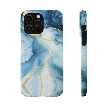 Cee L Colourful Marble Mobile Phone Case Blue