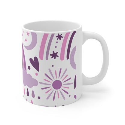 Boho Mug Boho Pastel Colours Gifts for her Gifts for Mum Sister Aunt Mothers Day Gifts