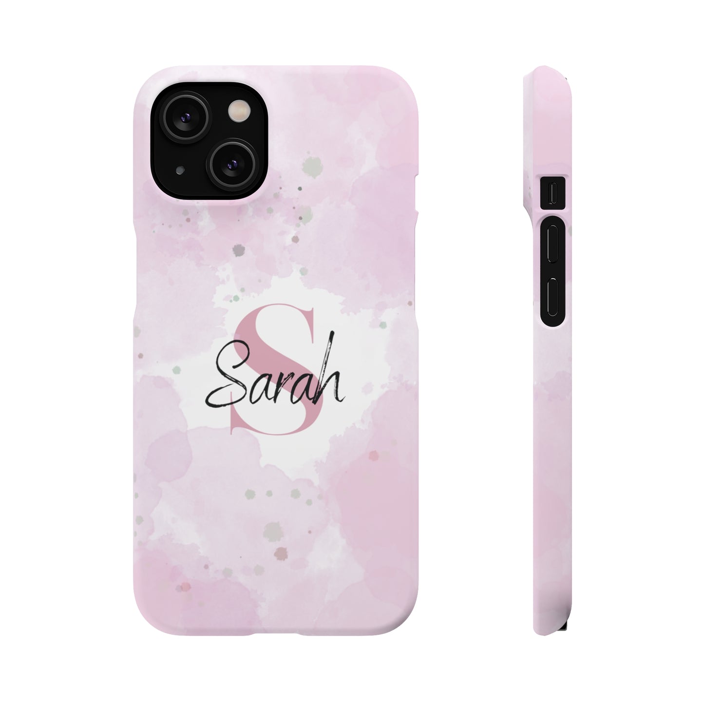 Cee L Personalised Phone Case Monogram Name Mobile Phone Cover Pastel