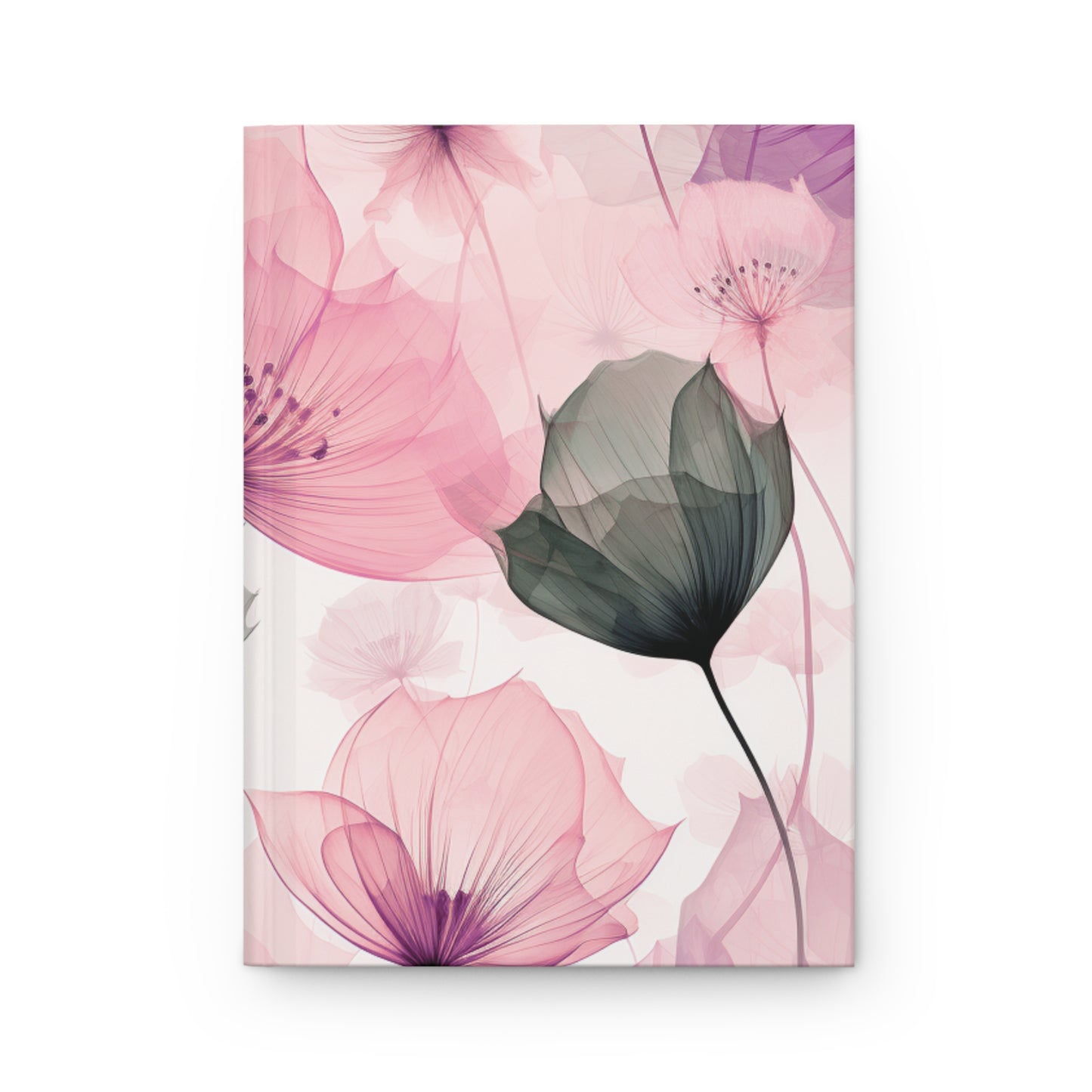 Hardcover Journal Pink Poppies