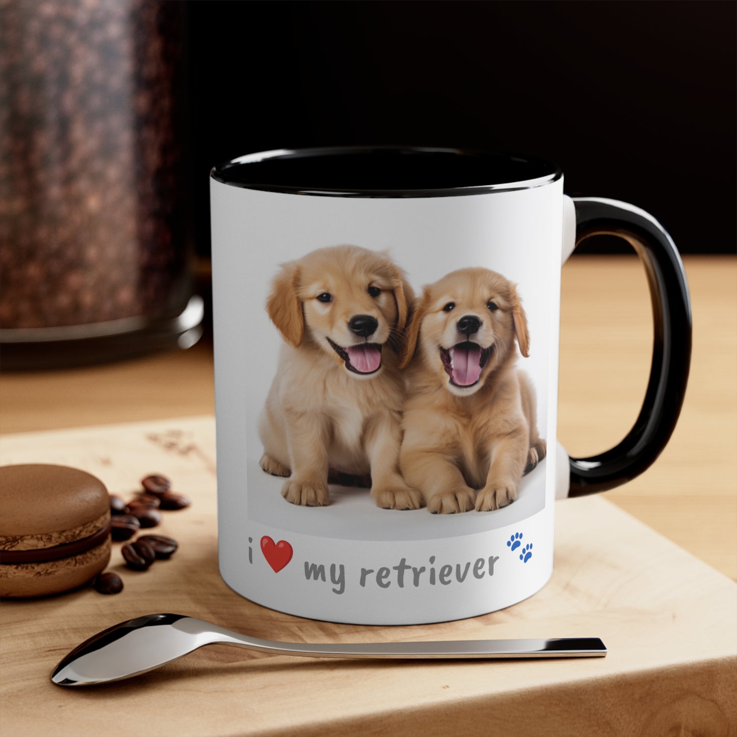 Golden Retriever Puppy Pet Mug Name Custom Dog Mug Dog Coffee Cup