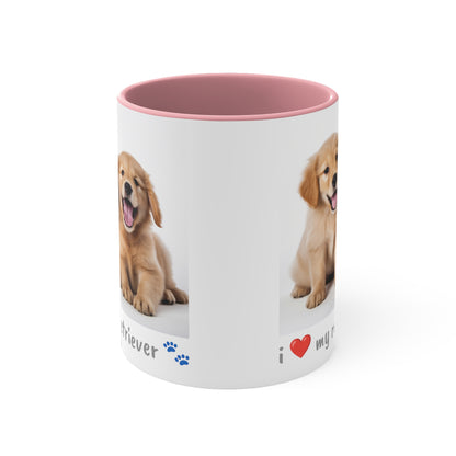 Golden Retriever Puppy Pet Mug Name Custom Dog Mug Dog Coffee Cup