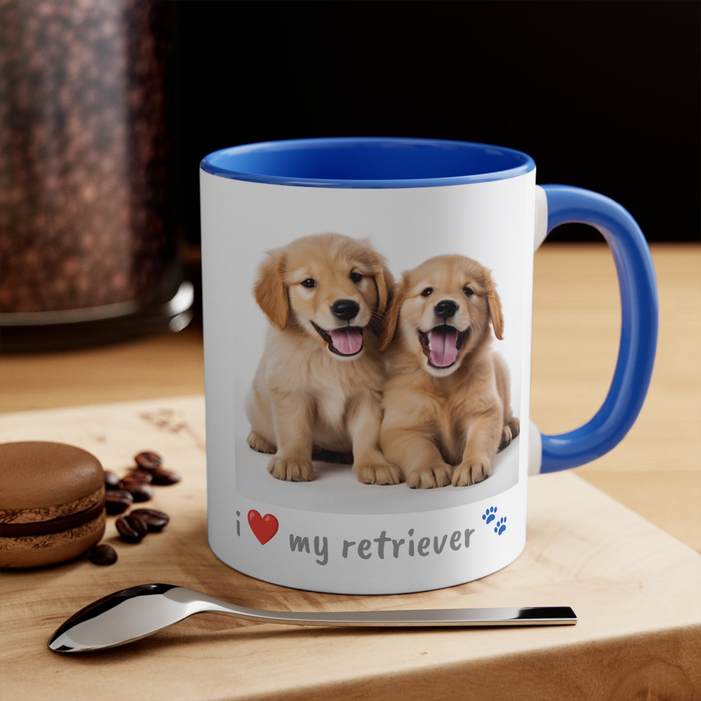 Golden Retriever Puppy Pet Mug Name Custom Dog Mug Dog Coffee Cup