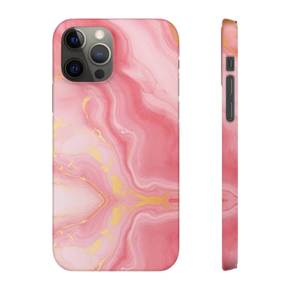 Cee L Colourful Marble Mobile Phone Case Pink