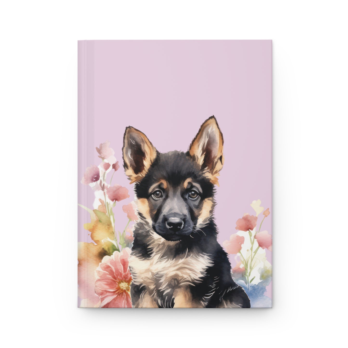 Hardcover Journal German Shepherd Puppy