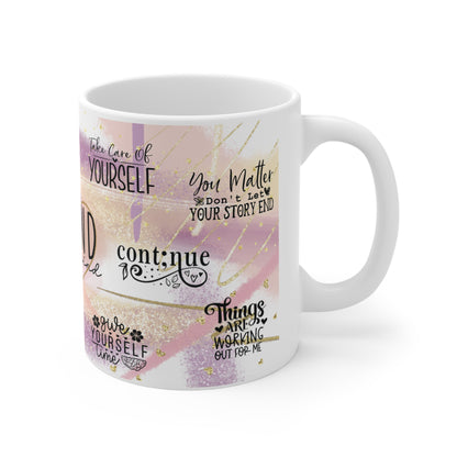 Cee L Positive Affirmations Great Life Mug Gifts for Her Mothers Day 11oz