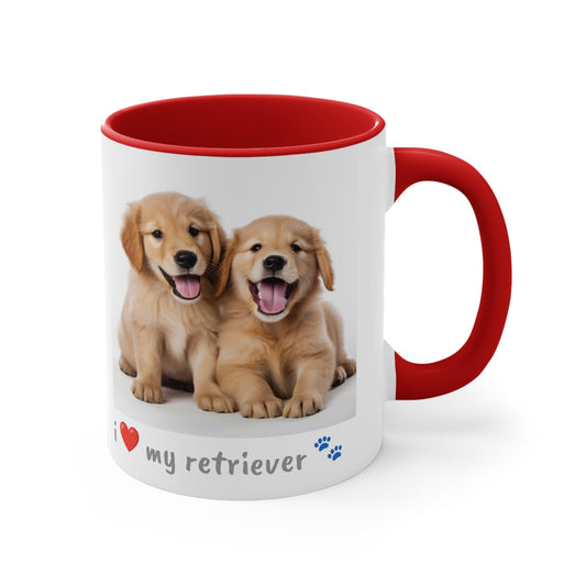 Golden Retriever Puppy Pet Mug Name Custom Dog Mug Dog Coffee Cup