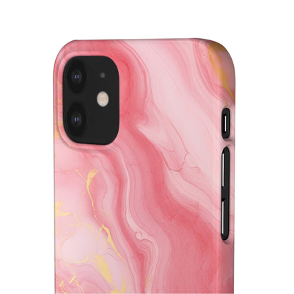 Cee L Colourful Marble Mobile Phone Case Pink