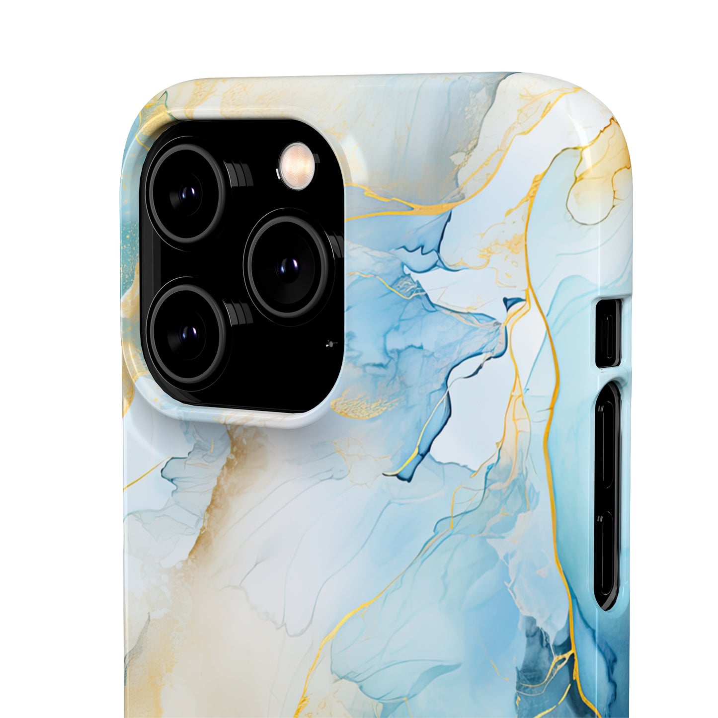 Cee L Colourful Marble Mobile Phone Case Blue