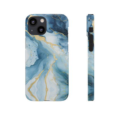 Cee L Colourful Marble Mobile Phone Case Blue