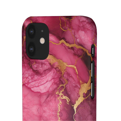 Cee L Colourful Marble Mobile Phone Case Pink