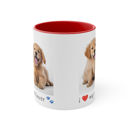 Golden Retriever Puppy Pet Mug Name Custom Dog Mug Dog Coffee Cup