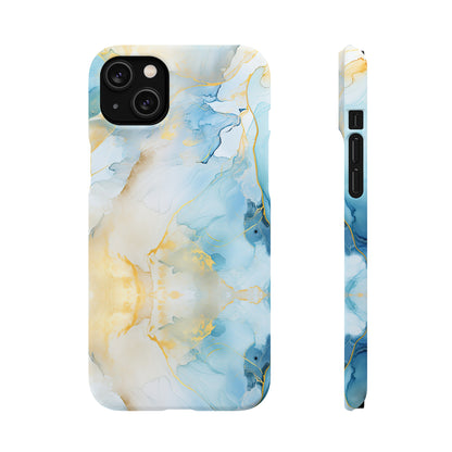 Cee L Colourful Marble Mobile Phone Case Blue