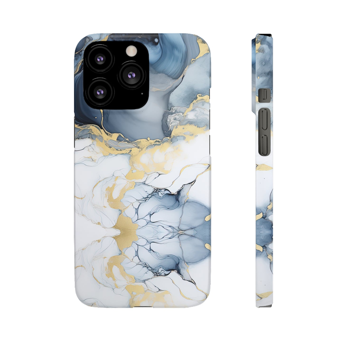 Cee L Colourful Marble Mobile Phone Case Blue