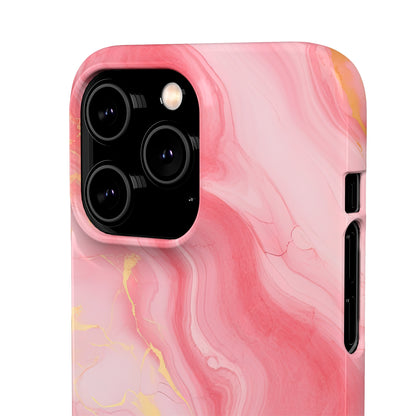 Cee L Colourful Marble Mobile Phone Case Pink