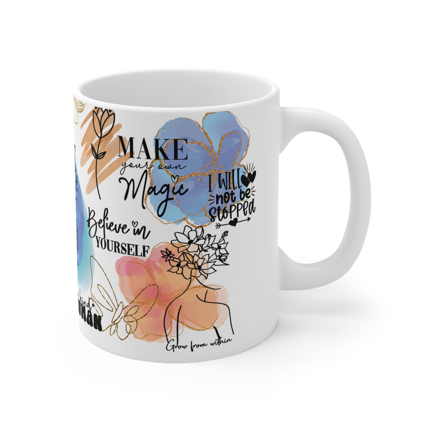 Cee L Positive Affirmations Proud Mug Gifts for Her Mothers Day 11oz