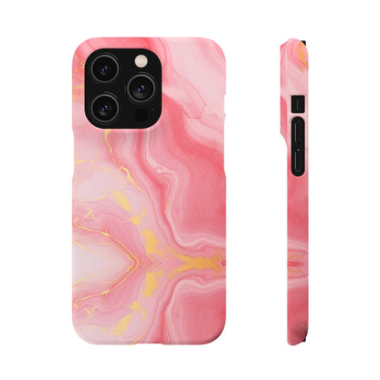 Cee L Colourful Marble Mobile Phone Case Pink