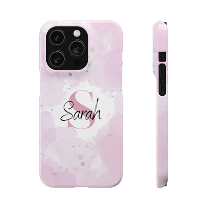 Cee L Personalised Phone Case Monogram Name Mobile Phone Cover Pastel