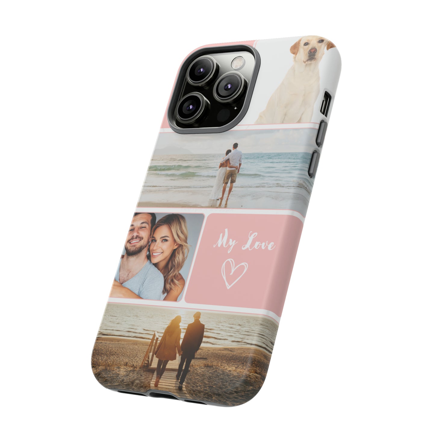 iPhone Personalised Image Case - Pink