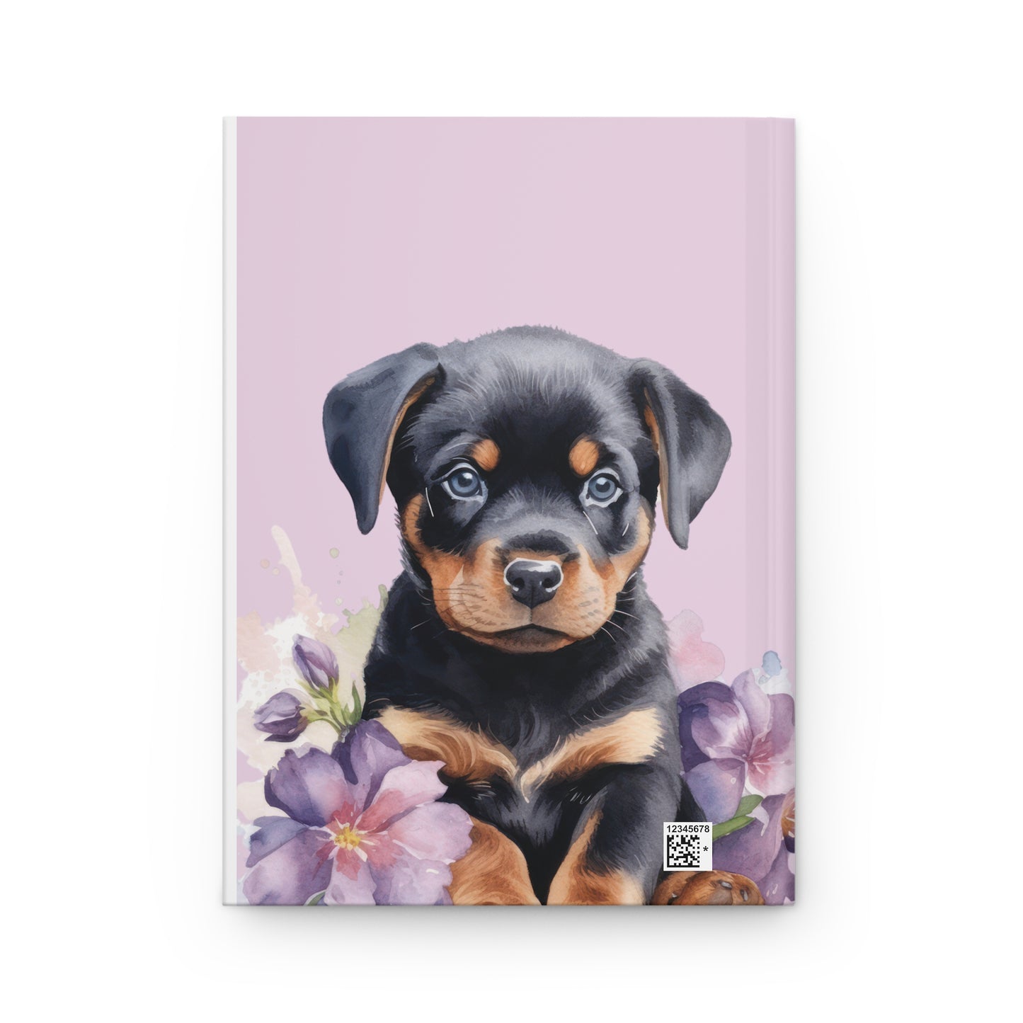 Hardcover Journal Rottweiler Puppy