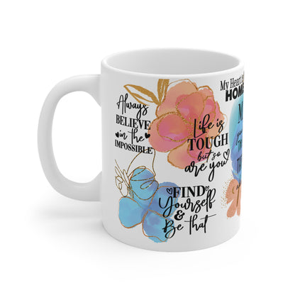 Cee L Positive Affirmations Proud Mug Gifts for Her Mothers Day 11oz